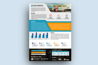 design executive summary, investment teaser, one pager executive summary