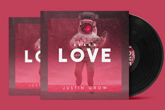 design minimalist music album cover or single cover