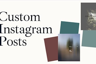 design custom graphic instagram posts