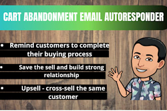 create a cart abandonment email autoresponder in 24 hours