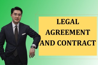 draft and review agreements, contracts and legal document
