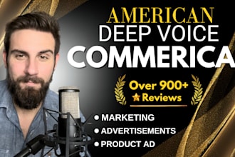 record a deep voice luxury ad