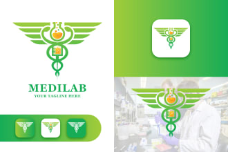 do medical healthcare hospital dental clinic yoga logo design
