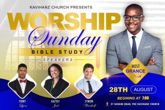 design professional church and event flyers that stand out