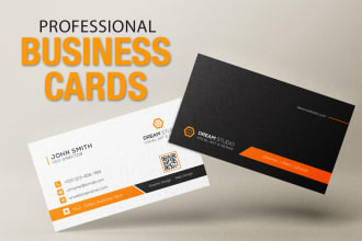 do professional modern business card design