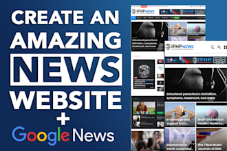 create news website and add it to google news