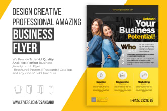 create, design, and adapt your vision into a professional business flyer