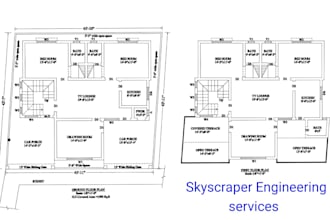 design 2d 3d building plans, and structural designing
