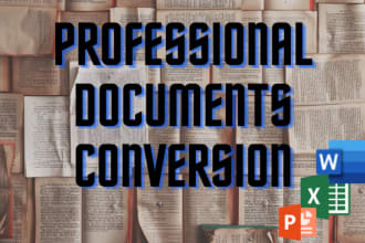 professionally convert pdf to word or word to pdf files