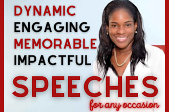 write dynamic and memorable speeches for any occasion