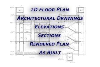 draw 2d floor plan, 2d rendering, architectural drawings
