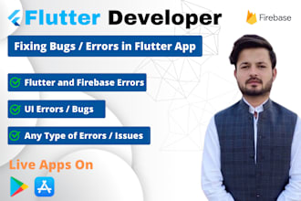 fix flutter bugs, flutter errors and add new features in your hybrid flutter app