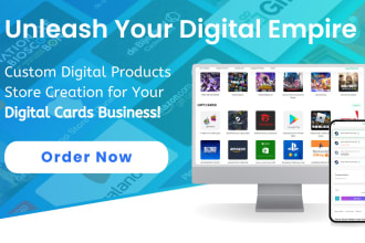 create a digital products wordpress for website gift cards