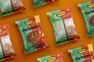 do pouch label design, and food packaging design