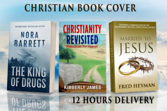 design christian book cover,  professional book cover, ebook