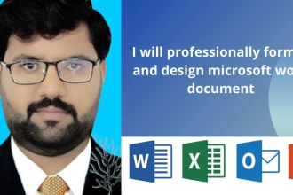professionally format and design microsoft word document