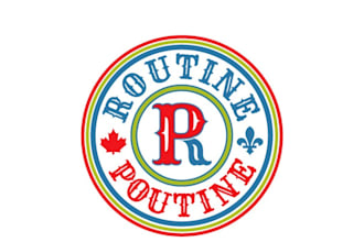 design routine poutine logo