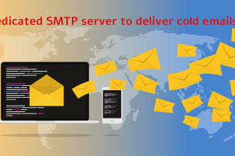 provide a dedicated SMTP server for sending cold emails