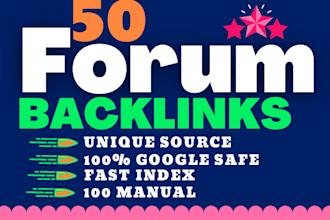 forum post forum backlinks from high quality sites