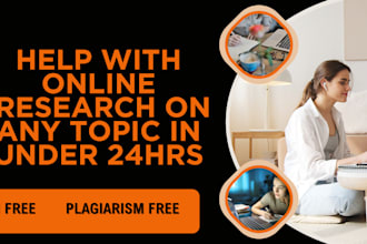 write urgent research summary, case study, business report, proposal, powerpoint