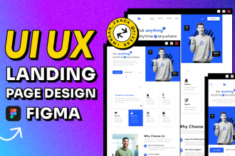 do figma landing page ui ux design