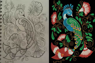 do latest handsketch convert into embroidery designs