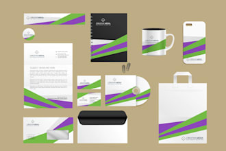 do an awesome cporate identity package for branding
