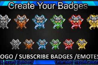 create custom sub badges for twitch channel