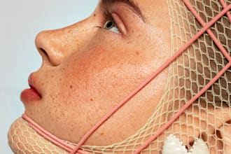 do high end skin retouching for beauty photography