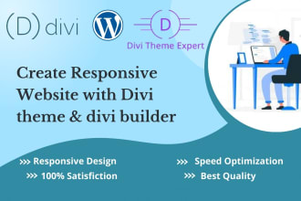 create a wordpress website by divi theme and divi builder