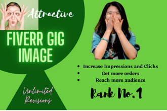 create attractive gigs for fiverr, thumbnails, and banners
