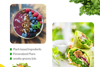 create a personalized 4 week plant based meal plan