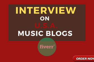 make an interview about your music on a famous  website