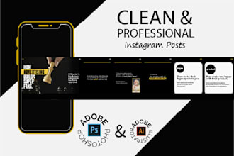 design professional instagram posts for you
