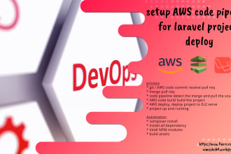 setup AWS code pipeline for laravel project deploy