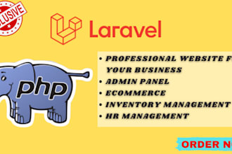 make php laravel website