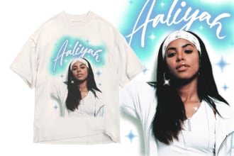 do cool 80s 90s vintage graffiti airbrush design for t shirt