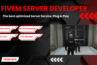 create a fivem lorefriendly server with qbcore framework