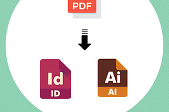 convert pdf file to an indesign or illustrator file