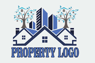 do awesome  creative real estate property logo design