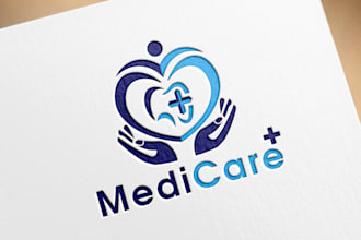 custom healthcare dental logo unique  professional design