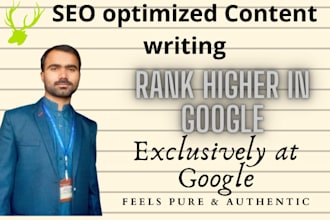 write SEO optimized blog post articles