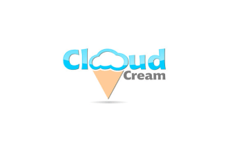 design cloud cream logo in 1 day
