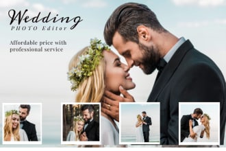 do bulk wedding photo retouching