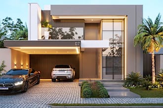 make 3d sketchup model, create exterior and interior renders for real estate
