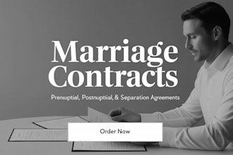 legal agreements for marriage prenuptial postnuptial separation legal contracts