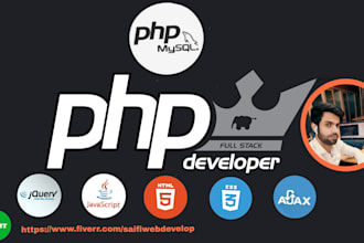 develop creative website, web application, and fix php bugs