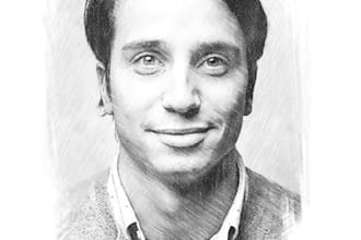 draw digital sketch of photo