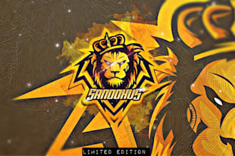 design amazing gaming, sports, esports, twitch mascot logo