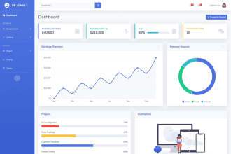 create cms and admin panels